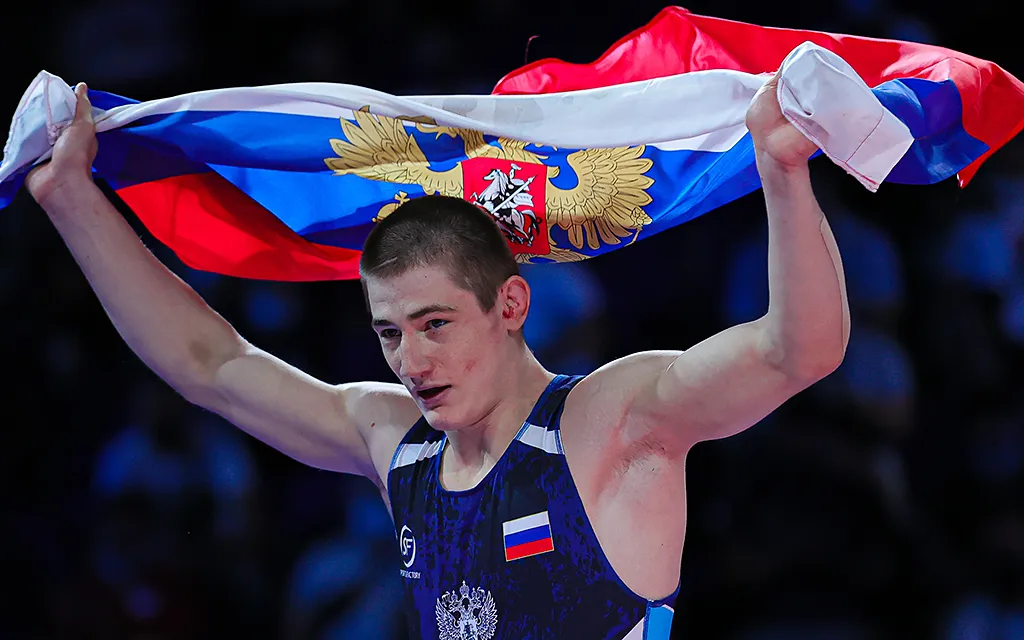 ПОЗДРАВЛЯЕМ! Студент КГУФКСТ Ислам Алиев стал серебряным призером чемпионата Европы по спортивной борьбе. 