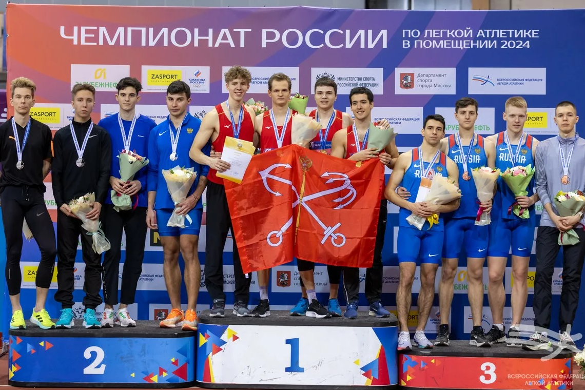 ПОЗДРАВЛЯЕМ! Студент КГУФКСТ – серебряный призер Чемпионата России по легкой атлетике в помещении.