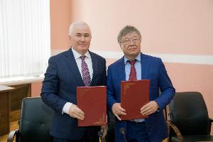 Подписание договора о сотрудничестве между Кубанским государственным университетом физической культуры, спорта и туризма  и Казахской академией спорта и туризма (12.02.2019)