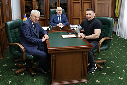 В КГУФКСТ состоялась встреча ректора профессора Султана Меджидовича Ахметова с Артуром Эдуардовичем Арутюновым.