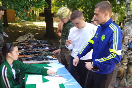 Студенты КГУФКСТ в преддверии Дня Победы приняли участие в военно-патриотической игре.
