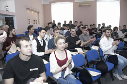 Встреча студентов, участвовавших в ликвидации последствий  наводнения в Туапсинском районе, с представителями  министерства образования, науки и молодежной политики края (28.03.2019)