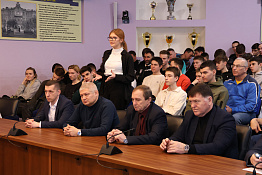 В КГУФКСТ прошла встреча с заслуженным тренером России Валерием Георгиевичем Газзаевым.