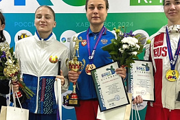 ПОЗДРАВЛЯЕМ! Студентка КГУФКСТ завоевала бронзовую медаль на международных соревнованиях по боксу.