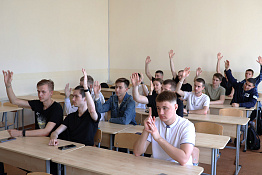 В университете прошел казачий сбор сотни (дружины) КГУФКСТ.