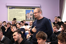 В КГУФКСТ прошла встреча с заслуженным тренером России Валерием Георгиевичем Газзаевым.