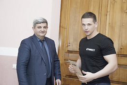 Встреча студентов, участвовавших в ликвидации последствий  наводнения в Туапсинском районе, с представителями  министерства образования, науки и молодежной политики края (28.03.2019)