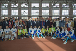 Открытие легкоатлетического манежа КГУФКСТ после реконструкции (12.02.2019)