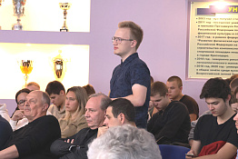 В университете прошла открытая лекция «Современные тенденции футбола».