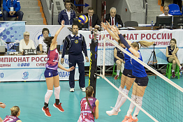 Волейбол женcкий: Динамо - Енисей (Красноярск) (14.04.2019)