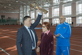 Открытие легкоатлетического манежа КГУФКСТ после реконструкции (12.02.2019)