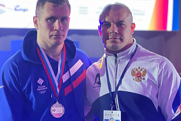 Студенты и выпускники университета завоевали медали Чемпионата России по греко-римской борьбе
