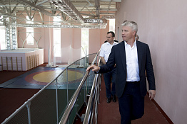 Приезд министра спорта РФ Павла Анатольевича Колобкова в КГУФКСТ (14.08.2019)