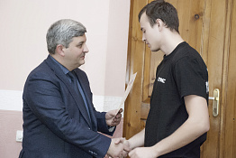 Встреча студентов, участвовавших в ликвидации последствий  наводнения в Туапсинском районе, с представителями  министерства образования, науки и молодежной политики края (28.03.2019)