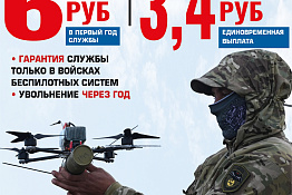 Уважаемые обучающиеся! Предлагаем Вам рассмотреть возможность обучения и прохождения военной службы в войсках беспилотных систем.