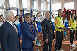 Открытие легкоатлетического манежа КГУФКСТ после реконструкции (12.02.2019)
