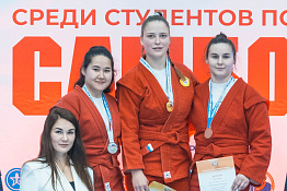 ПОЗДРАВЛЯЕМ! Команды университета заняли 2 и 3 место на Всероссийских соревнованиях среди студентов высших учебных заведений по самбо.